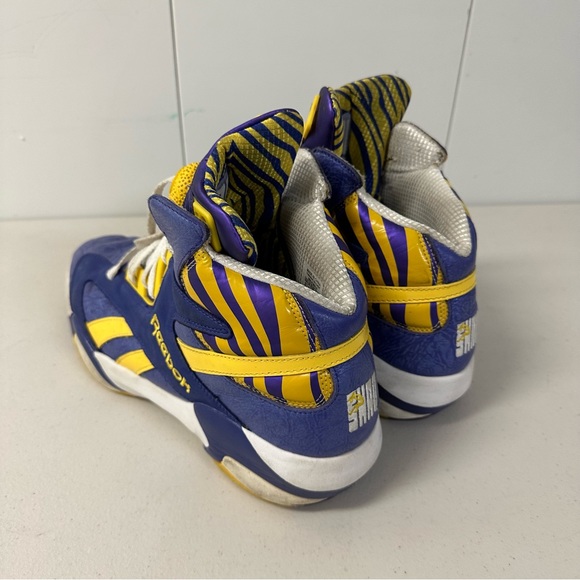 Reebok Shaq Attaq LSU Tigers Men's Pump Sneakers - Size 12 - Picture 5 of 12